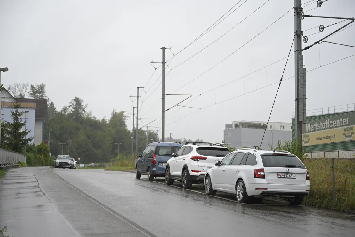 Parkplätze in Bubikon.